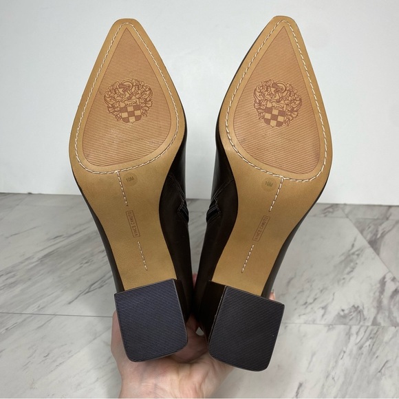 Vince Camuto Cammen Pointed Toe Brown Bootie 10 10 1/2 - Picture 13 of 14
